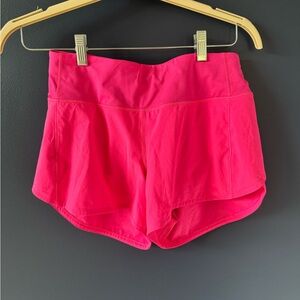Lululemon - Speed Up Mid-Rise Lined Short 4" - Pink
